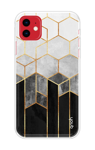 Hexagonal Pattern Soft Cover for iPhone 11
