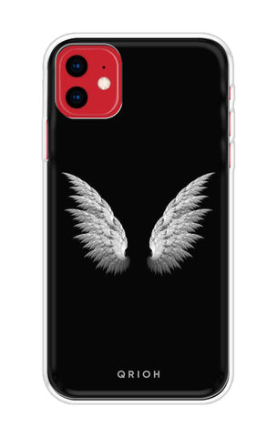 White Angel Wings Soft Cover for iPhone 11