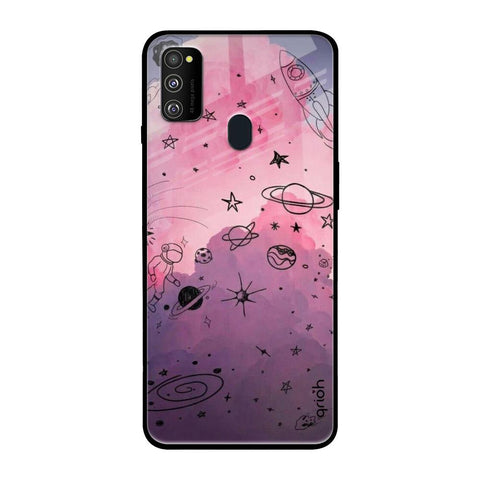 Space Doodles Glossy Case for Samsung Galaxy M30s