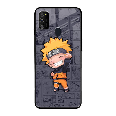 Orange Chubby Glossy Case for Samsung Galaxy M30s