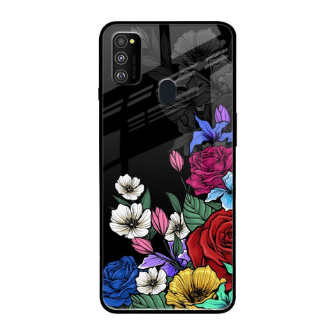 Rose Flower Bunch Art Glossy Case for Samsung Galaxy M30s