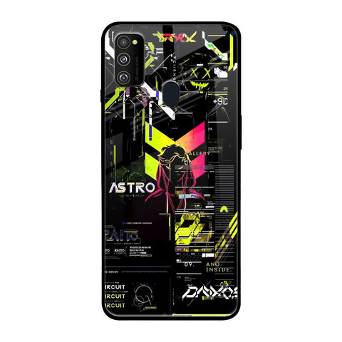 Astro Glitch Glossy Case for Samsung Galaxy M30s