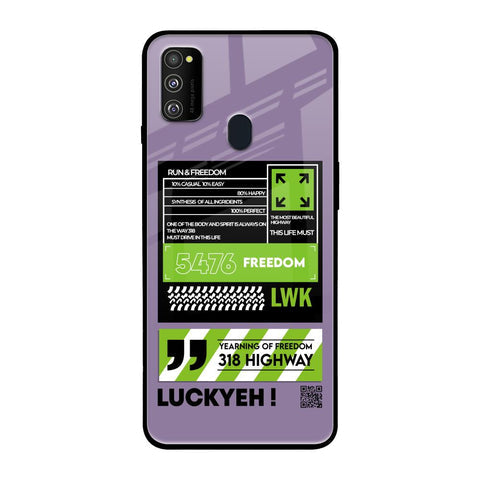 Run & Freedom Glossy Case for Samsung Galaxy M30s