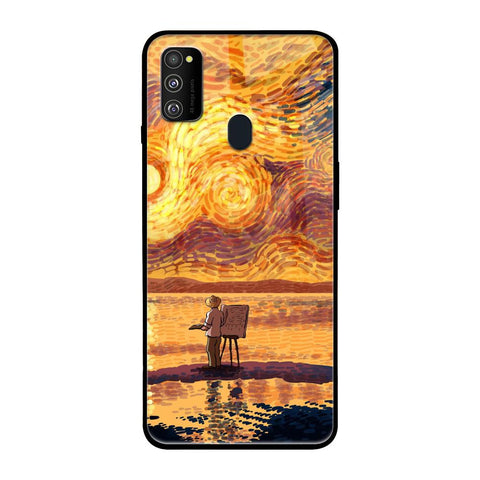 Sunset Vincent Glossy Case for Samsung Galaxy M30s