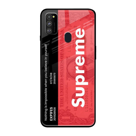 Supreme Ticket Glossy Case for Samsung Galaxy M30s