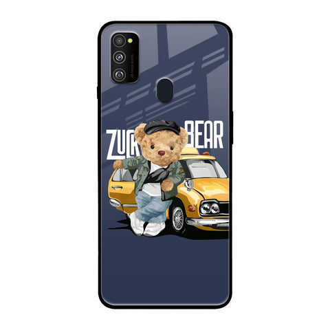 Adventurous Bear Glossy Case for Samsung Galaxy M30s