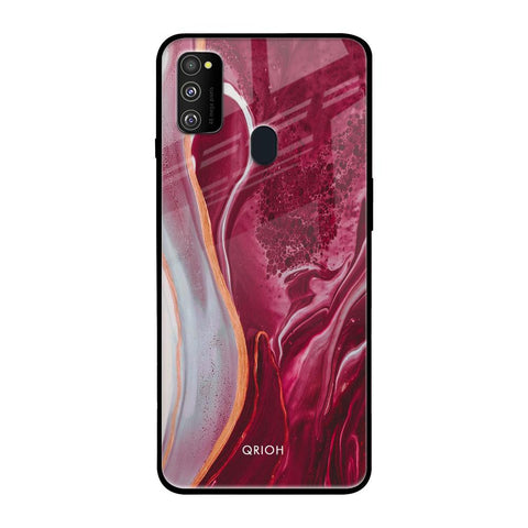 Crimson Ruby Glossy Case for Samsung Galaxy M30s