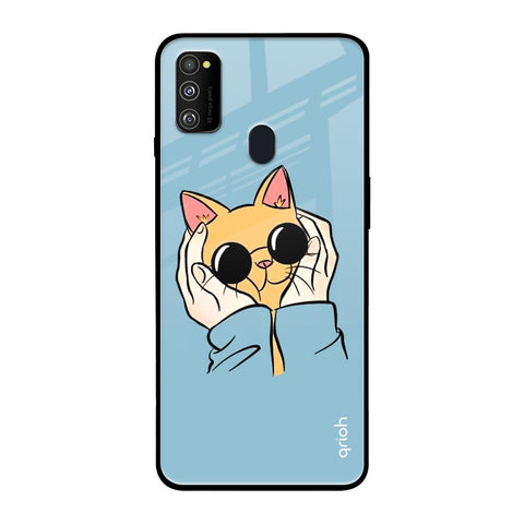 Adorable Cute Kitty Glossy Case For Samsung Galaxy M30s