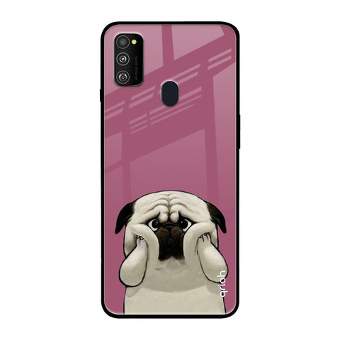 Funny Pug Face Glossy Case For Samsung Galaxy M30s