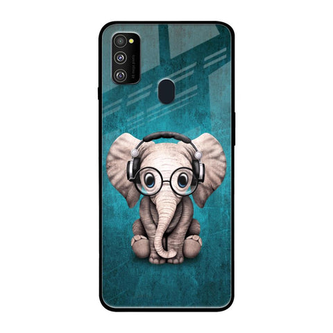 Adorable Baby Elephant Glossy Case For Samsung Galaxy M30s