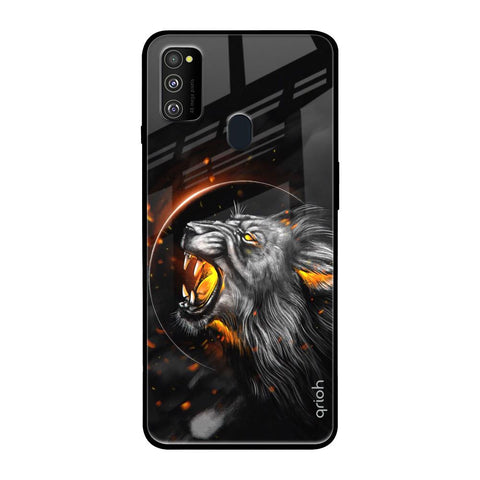 Aggressive Lion Glossy Case for Samsung Galaxy M30s