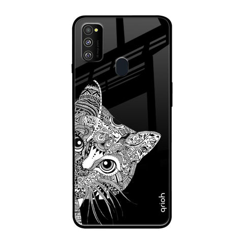 Kitten Mandala Glossy Case for Samsung Galaxy M30s
