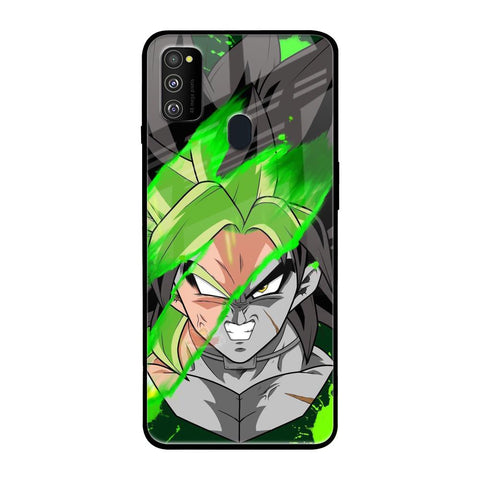 Anime Green Splash Glossy Case for Samsung Galaxy M30s