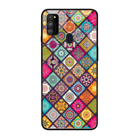 Multicolor Mandala Glossy Case for Samsung Galaxy M30s