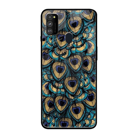 Peacock Feathers Glossy case for Samsung Galaxy M30s