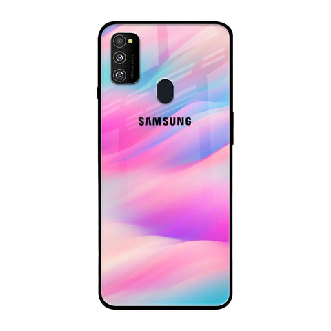 Colorful Waves Glossy case for Samsung Galaxy M30s