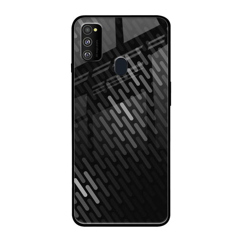 Dark Abstract Pattern Glossy Case For Samsung Galaxy M30s