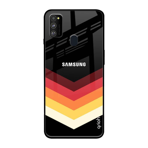 Abstract Arrow Pattern Glossy Case For Samsung Galaxy M30s