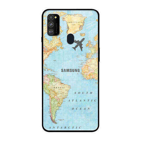 Fly Around The World Glossy Case for Samsung Galaxy M30s