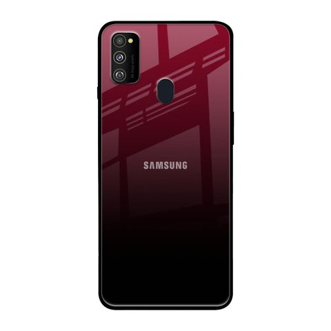 Wine Red Glossy Case For Samsung Galaxy M30s