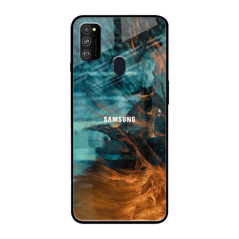 Golden Splash Glossy Case for Samsung Galaxy M30s