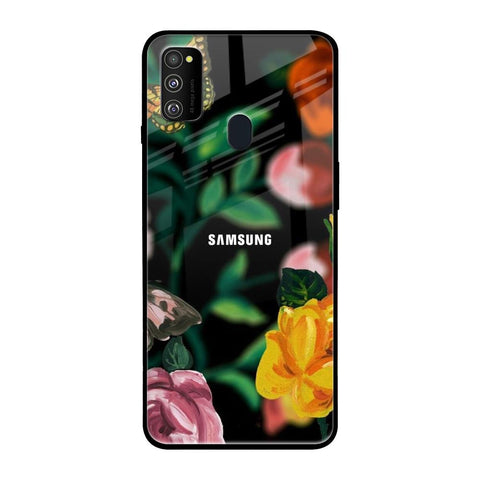 Flowers & Butterfly Glossy Case for Samsung Galaxy M30s