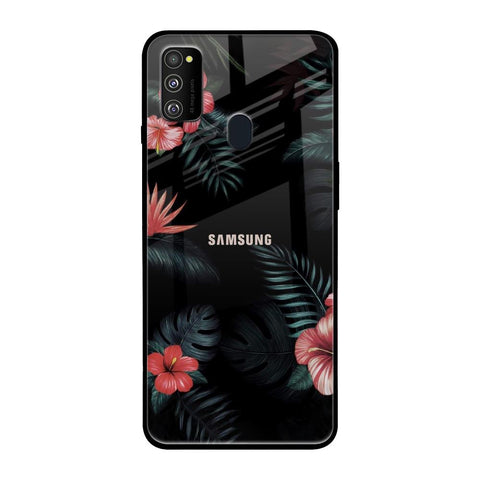 Tropical Art Flower Glossy Case for Samsung Galaxy M30s