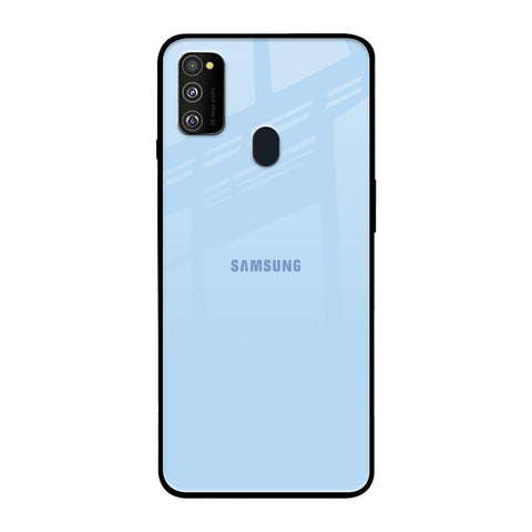 Pastel Sky Blue Glossy Case for Samsung Galaxy M30s