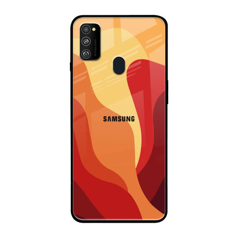 Magma Color Pattern Glossy Case for Samsung Galaxy M30s