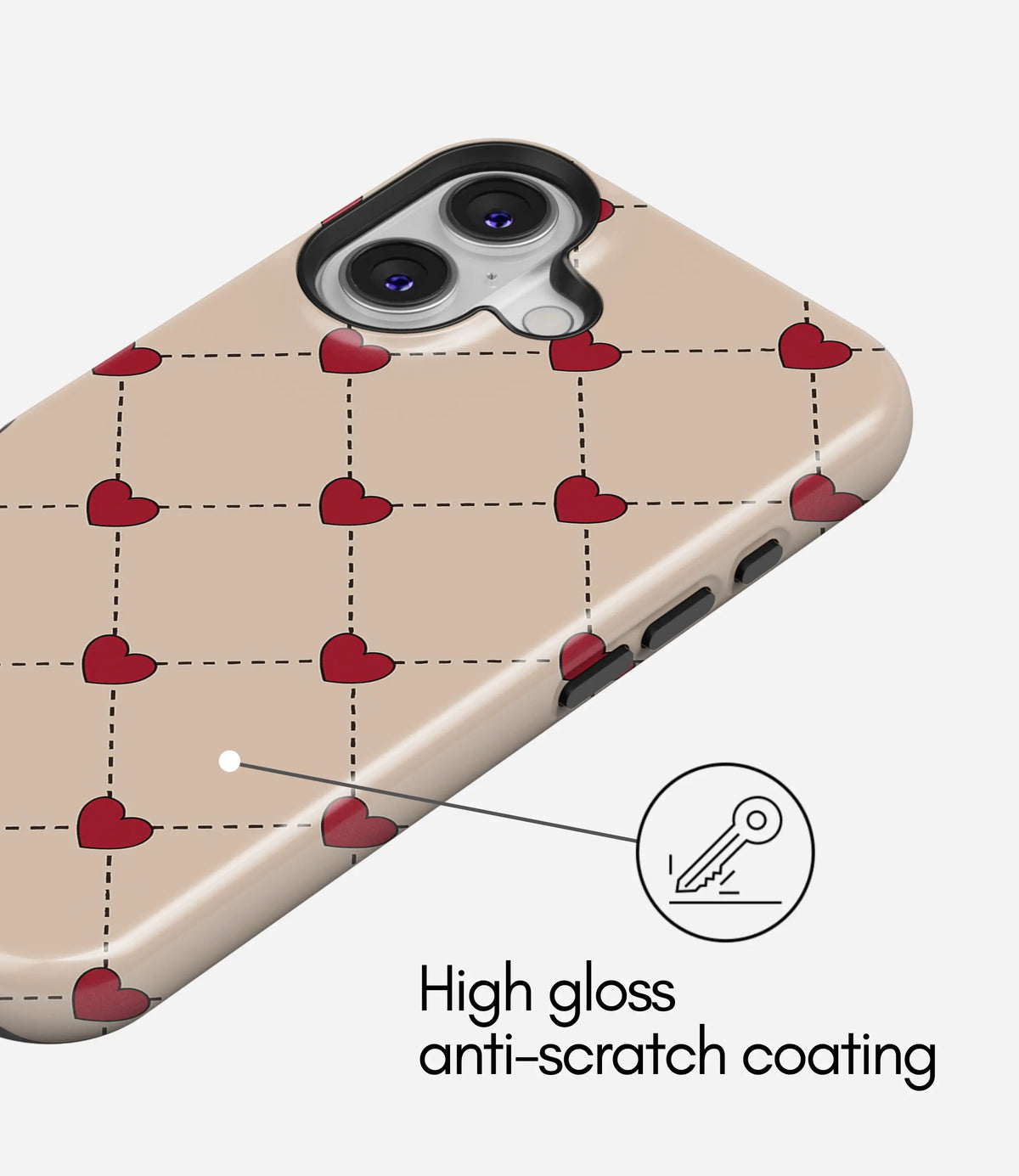 Stitched With Love Premium Tough Shining Phone Case (Double Layer) Available For All iPhone Models