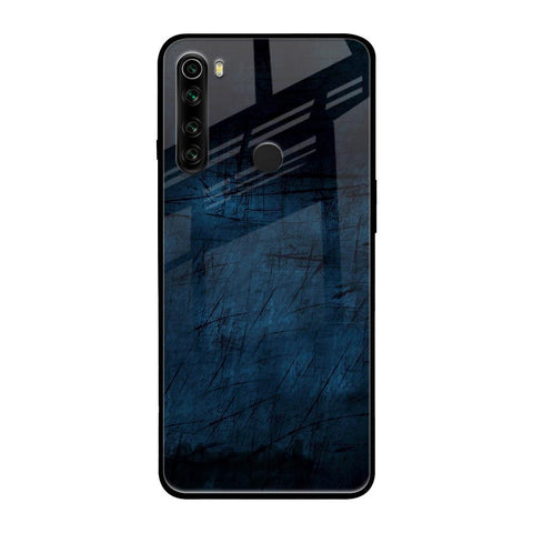 Dark Blue Grunge Glossy Case for Xiaomi Redmi Note 8