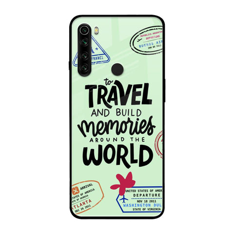 Travel Stamps Glossy Case for Xiaomi Redmi Note 8