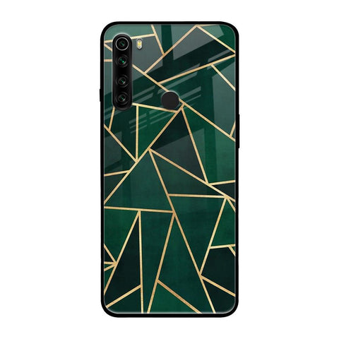 Abstract Green Glossy Case For Xiaomi Redmi Note 8