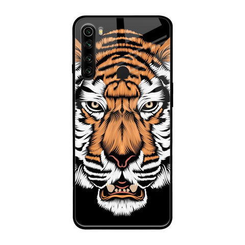 Angry Tiger Glossy Case For Xiaomi Redmi Note 8