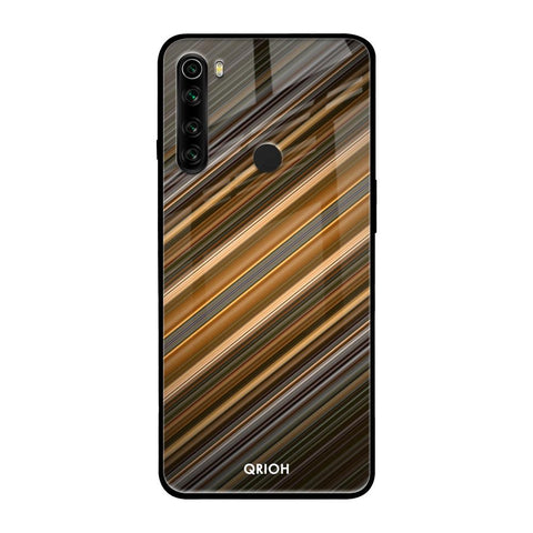 Diagonal Slash Pattern Glossy Case for Xiaomi Redmi Note 8
