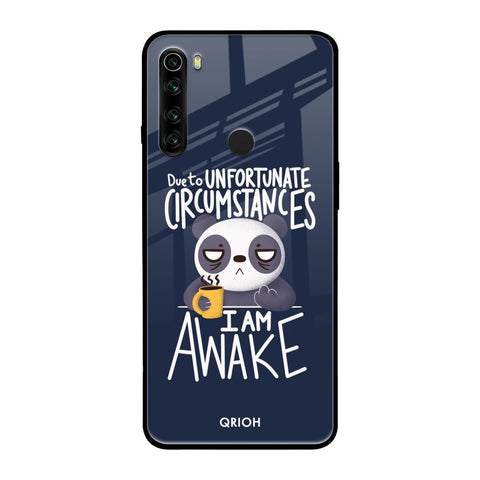 Struggling Panda Glossy Case for Xiaomi Redmi Note 8