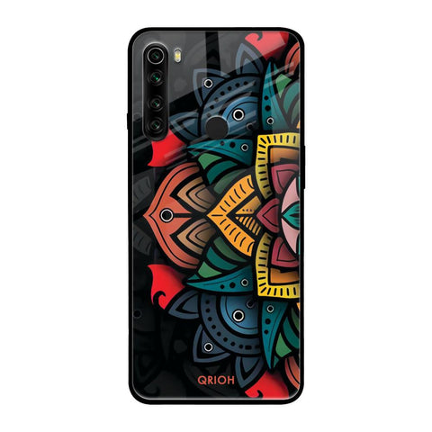 Retro Gorgeous Flower Glossy Case for Xiaomi Redmi Note 8