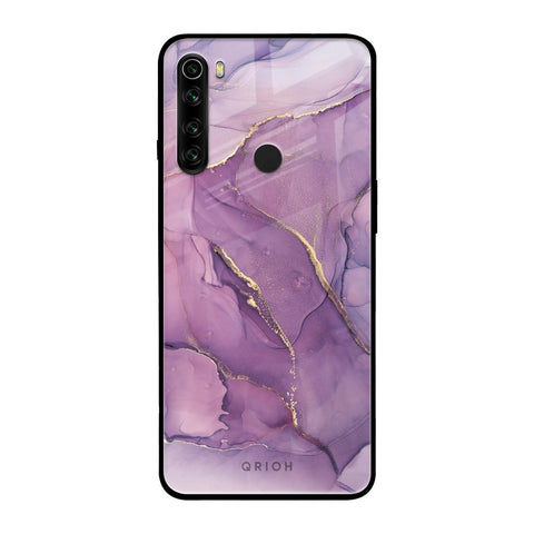 Purple Gold Marble Glossy Case for Xiaomi Redmi Note 8