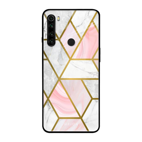 Geometrical Marble Glossy Case for Xiaomi Redmi Note 8