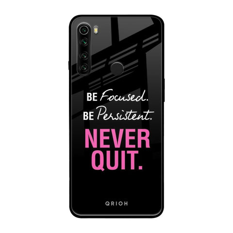Be Focused Glossy case for Xiaomi Redmi Note 8