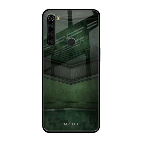 Green Leather Glossy Case for Xiaomi Redmi Note 8