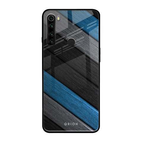 Multicolor Wooden Effect Glossy Case for Xiaomi Redmi Note 8