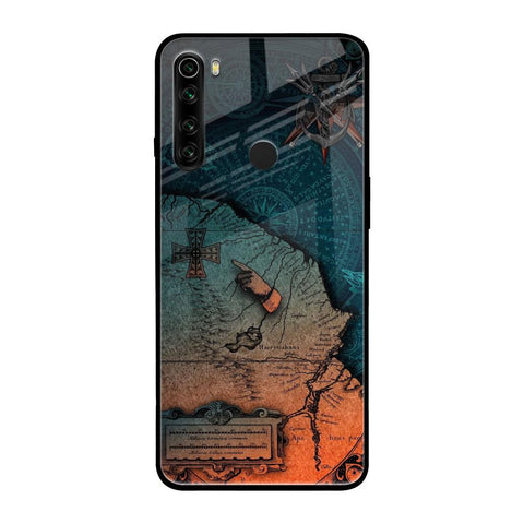 Geographical Map Glossy Case for Xiaomi Redmi Note 8