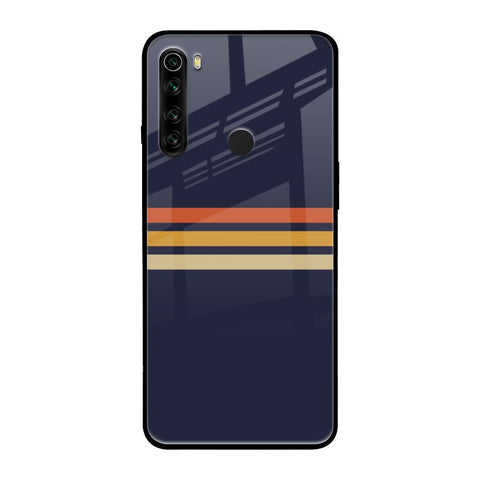 Tricolor Stripes Glossy Case For Xiaomi Redmi Note 8