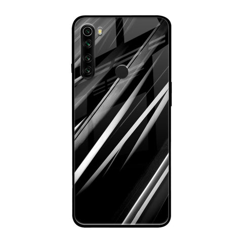 Black & Grey Gradient Glossy Case For Xiaomi Redmi Note 8