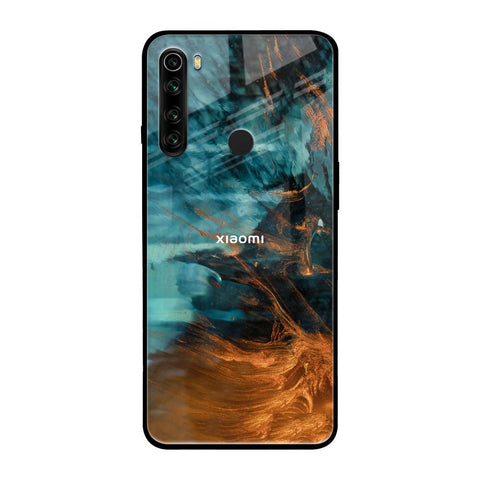 Golden Splash Glossy Case for Xiaomi Redmi Note 8