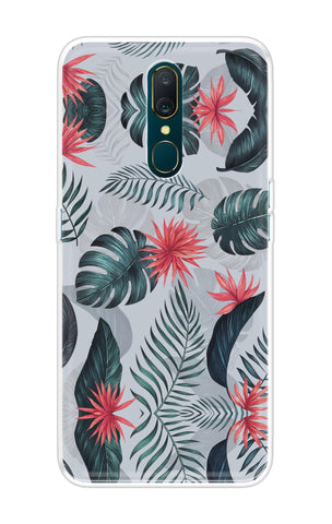Retro Floral Leaf Soft Cover for Oppo A9
