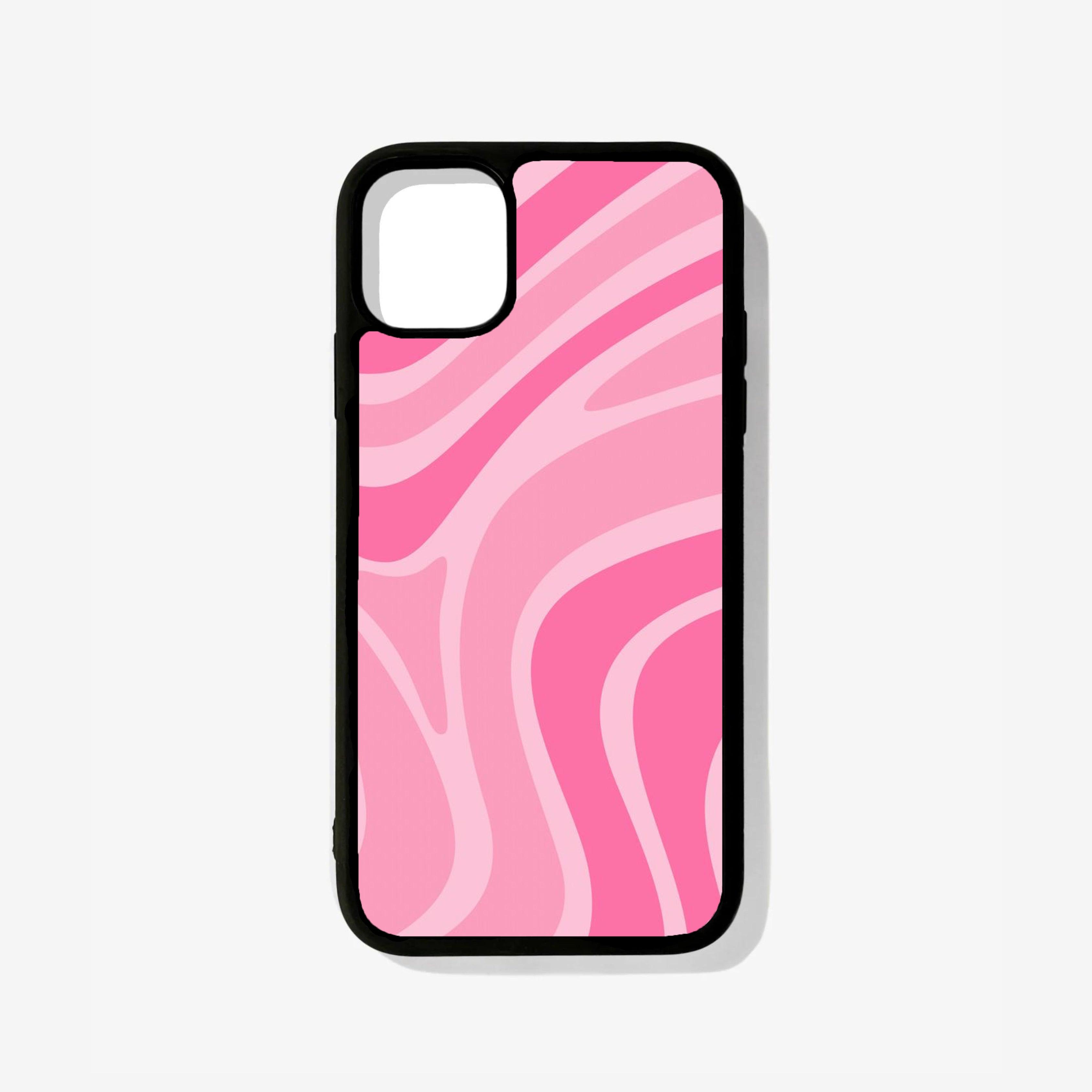 Pink Swirl Glass Case - Case On