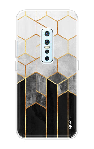 Hexagonal Pattern Soft Cover for Vivo V17 Pro