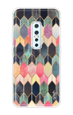 Shimmery Pattern Soft Cover for Vivo V17 Pro